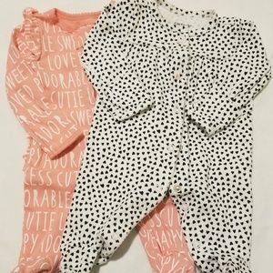 Carters 2-pack Longsleeve Sleeper with feet